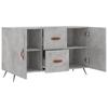 Sideboard Concrete Grey 100 X 36 X 60 Cm Particleboard