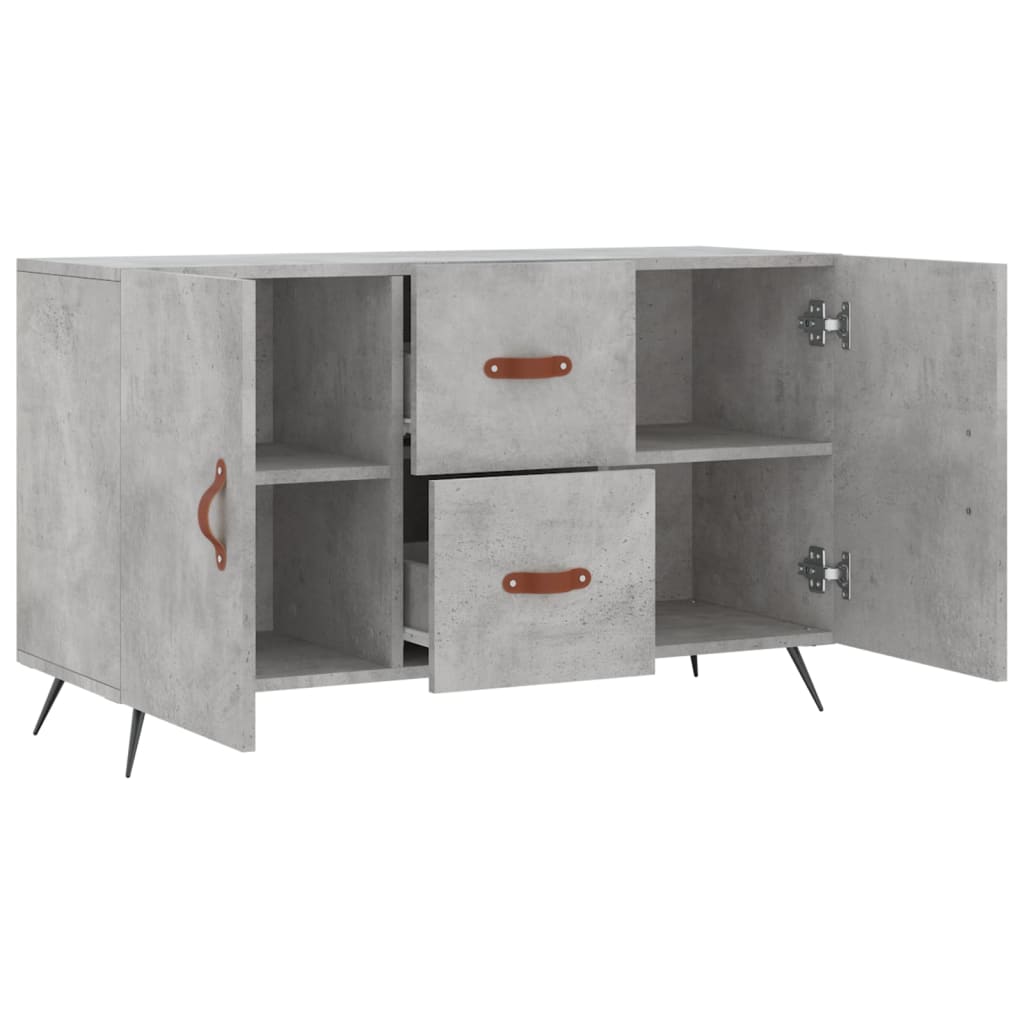 Sideboard Concrete Grey 100 X 36 X 60 Cm Particleboard