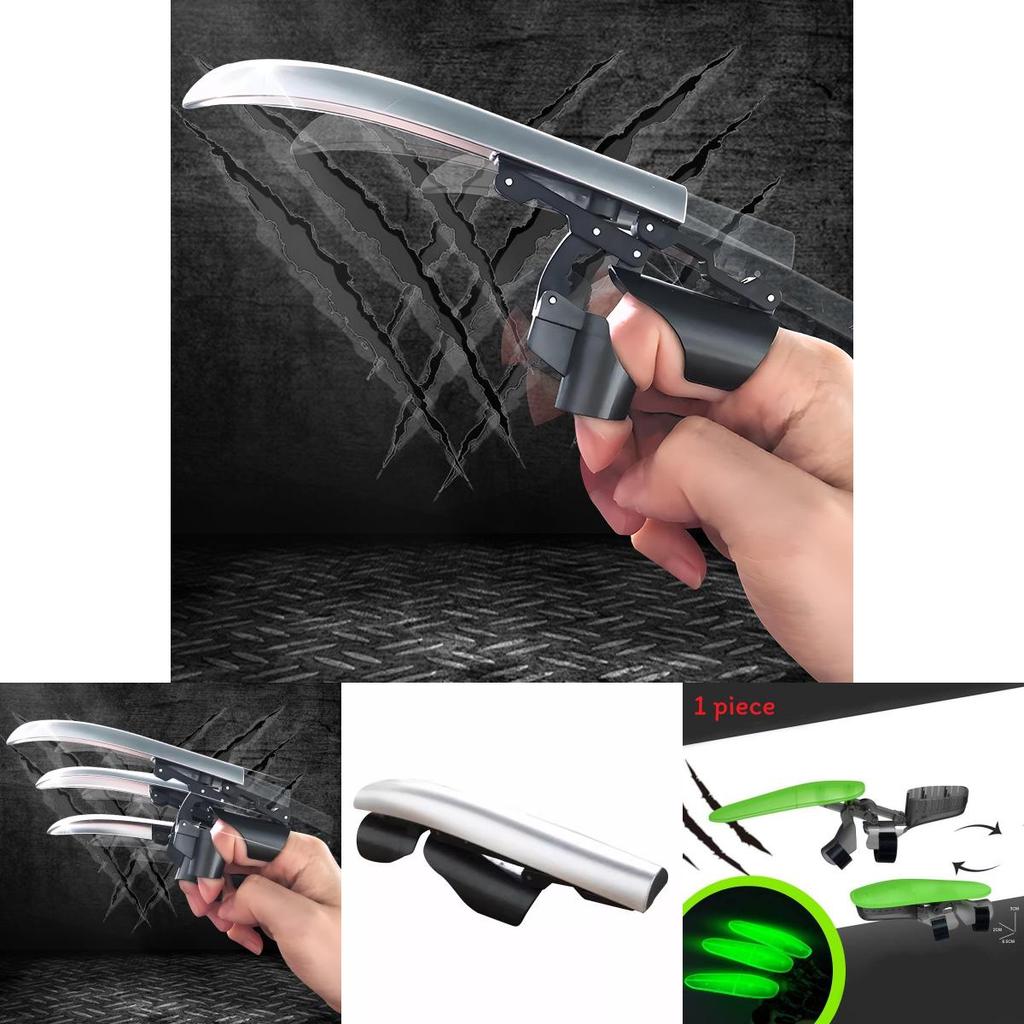 Creative Foldable Wolverine Claw Unique Finger Toy Inertia Control For Fun Playtime