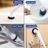 Cordless Electric Spin Scrubbers For Cleaning Shower With 6 Brush Heads Electric Spin Scrubber Cordless For Bathroom Floor