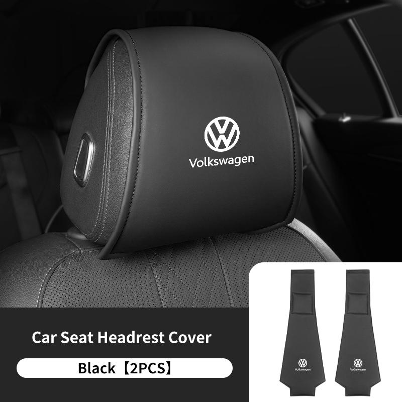 Car Seat Headrest Protective Cover Anti Scratch Interior Accessory For Volkswagen VW Polo Jetta Sagitar Magotan Passat B5 B6 B7 Zj0