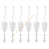 6 Pcs Christmas Tree Decoration Simulated Pinecone Pendant Ornament for Holiday 55KF