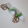 Resin Resin Drink Cup Keychain Mini Size Juice Cup Key Ring  for Party Gift Home Decoration