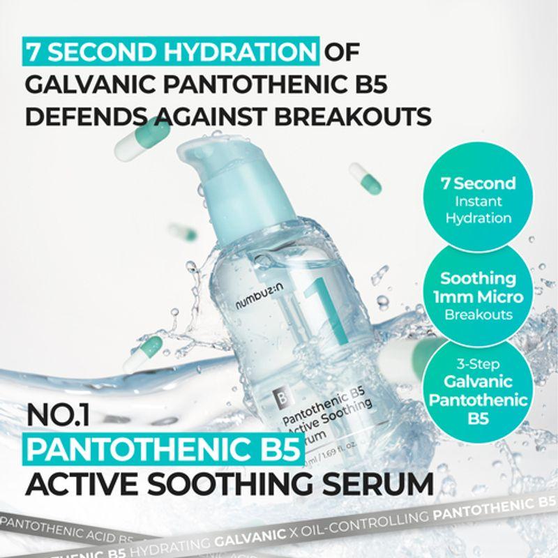 NUMBUZIN Nr. 1 Pantothensäure B5 Aktives Beruhigungsserum 50ml