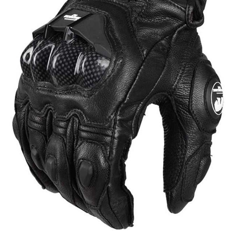 Motorcycle Gloves Afs6  Afs18 Security Protection Windproof Motocross Mittens Touch Screen Men's Leather Motorbike Glove
