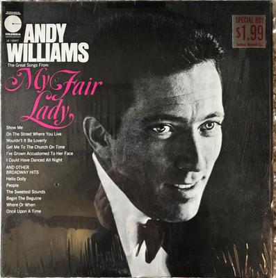LP Record ANDY WILLIAMS - The Great Songs From My Fair Lady LE10097 Columbia Limite US Jazz Used