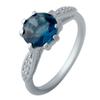 London Blue Topaz Silver Ring 1.575ct (2041214)