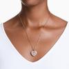 Swarovski Cubic Zirconia, Faux Crystal, Rose Gold Tone Plated, Faux Pearl Necklaces Women's Rose Gold 5680402