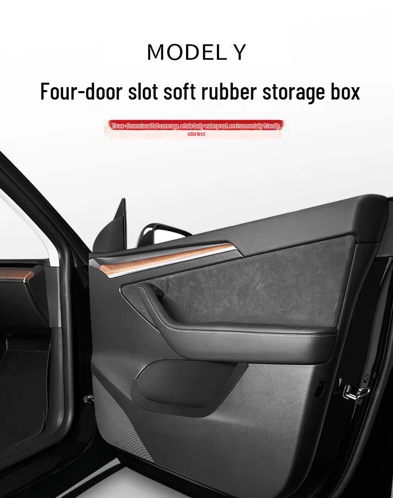Tesla Model 3/Y Carbon Fiber Door Trim Accessories