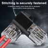25/50/100Pcs Cable Connector with Wire Stripper Flame Retardant Locking Wire Quick Connector 18-22AWG 2 Pin 2 Way Double Wire Plug-in Connector