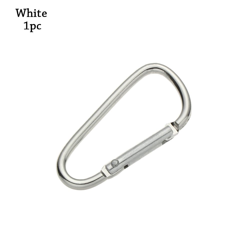 Flerfarget aluminiumsutstyr Legering karabiner Klatreknappspenne nøkkelring Camping Vandring Krok