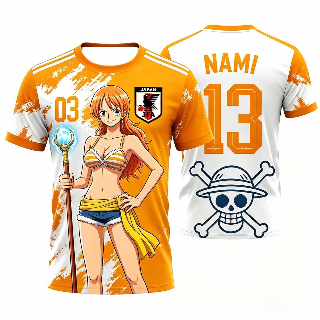 One Piece Roronoa Zoro #11 Japan National Team Soccer Jersey,Quick Dry Top For Men Women Children