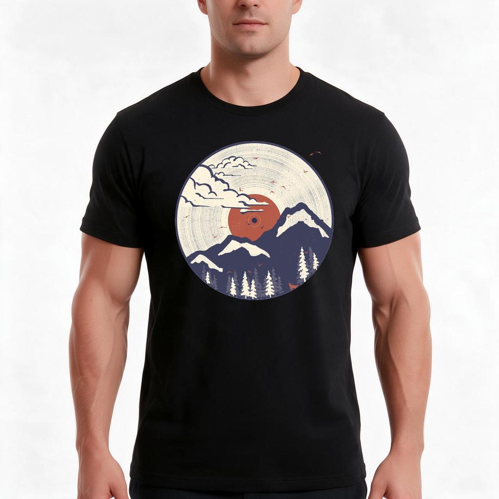Mtn Pl TShirt Summer Casual Cotton Tee Unisex Unisex Unisex