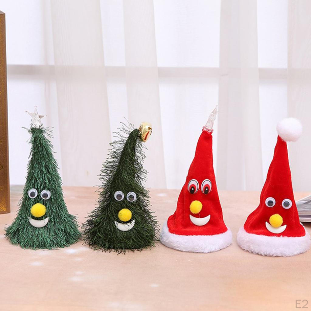 Christmas Electric Toy Shaking Tree /Hat Craft Gifts For Party