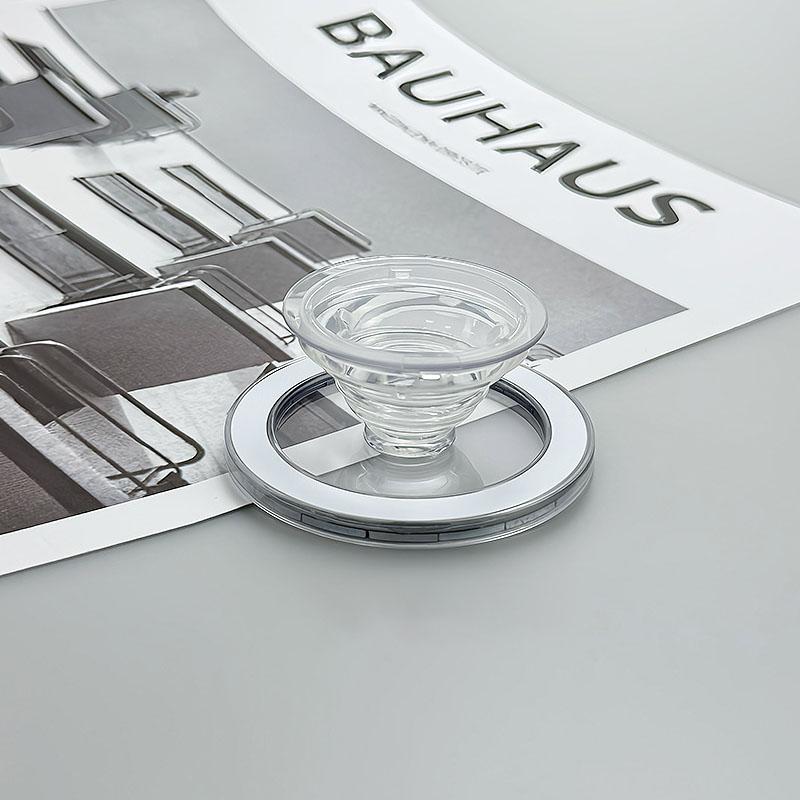 1PC Magnetic Folding Mobile Phone Grip Holder Suction Airbag Bracket Cell Phone Bracket Portable Desktop Lazy Telescopic Bracket