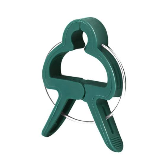 100Pcs Plant Support Clips Easy To Operate Tomato Clips Plastic Vine Fixing Clips for Garden Trellis Plant Protection Grafting Gardening Plants