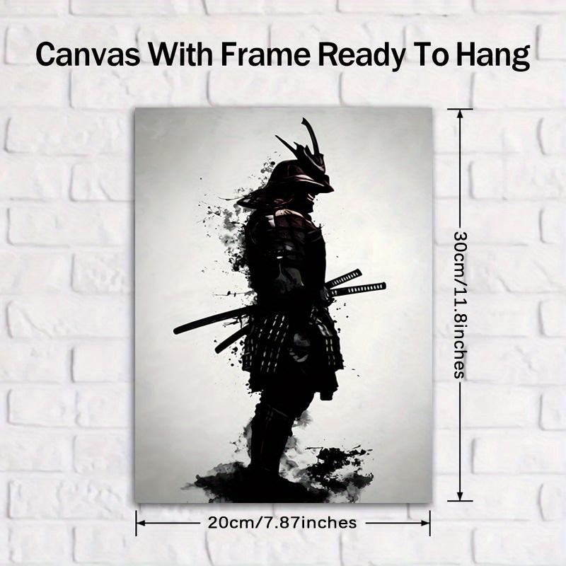 with Frame Artistic Canvas Poster Japanese Picture Prints Canvas Wall Art Artwork Wall Painting For Gift Bedroom Living Room Wall Decoration