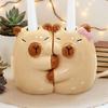 Cartoon Capybara Toothbrush Holder Creative Electric Toothbrush Stand  Home Decor