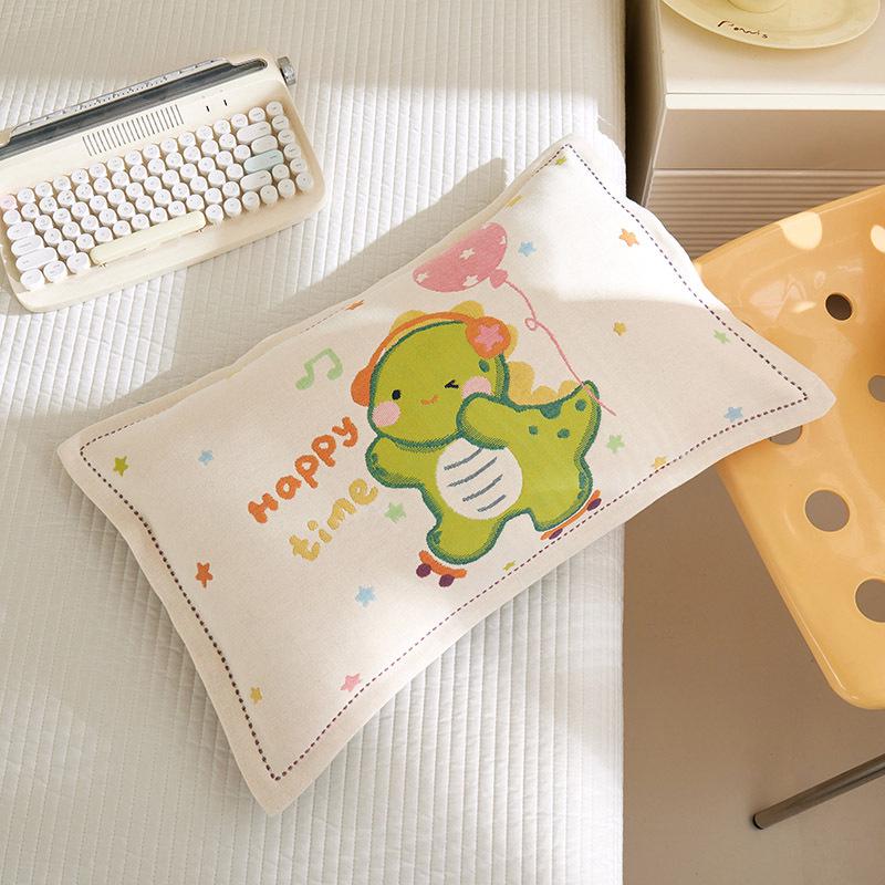 2026 Kids Cartoon Pure Cotton Pillowcase - Breathable, Sweat-Absorbent, Machine Washable, Easy To Clean, No Pilling.
