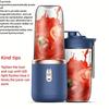 6 Blades Portable Fruit Juice Blenders Summer Personal Electric Mini Bottle Home USB Juicer Cup Machine For Kitchen