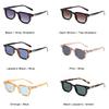 SO&EI Mode Quadratisch Damen Luxus Sonnenbrille Vintage Nieten Herren Blau Grün Tönungen UV400 Trendige Sonnenbrillen