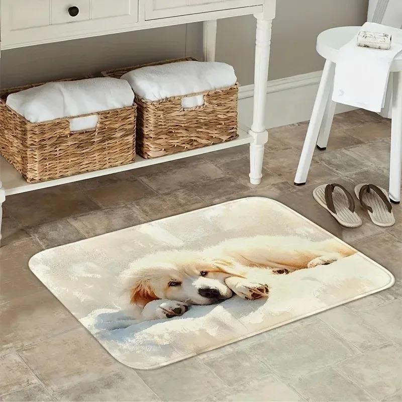 1PC Duck Pattern Kitchen Rugs Non-Slip Door Mats Pop design Bathroom Rug Bath Mat Carpet for Home Sink Laundry Decor