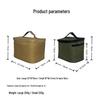 Portable Outdoor Storage Bag for Cutlery, Seasoning, Tea Set, and Cosmetics