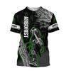 Maglietta con Fantasia Cool Arboricoltore Uomo Nome Personalizzato Stampa 3D T-Shirt Moda Estiva Girocollo Street Oversize Manica Corta