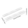 White Slides Closet Slides Multifunctional Non Perforated Bin Tracks Slide Self-Adhesive Strip Replacement Drawer Sliding Rails
