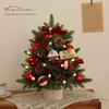 2024 Mini Christmas Tree with Lights: Stylish Tabletop Ornament for Home Decor