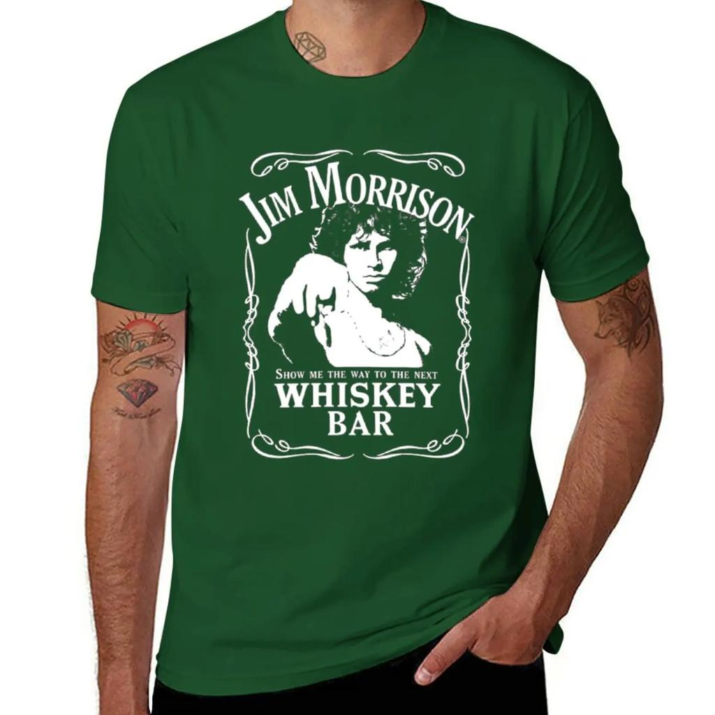 Jim Morrison T-Shirt Aesthetic Clothes Tops Cute Tops Men Workout Shirt