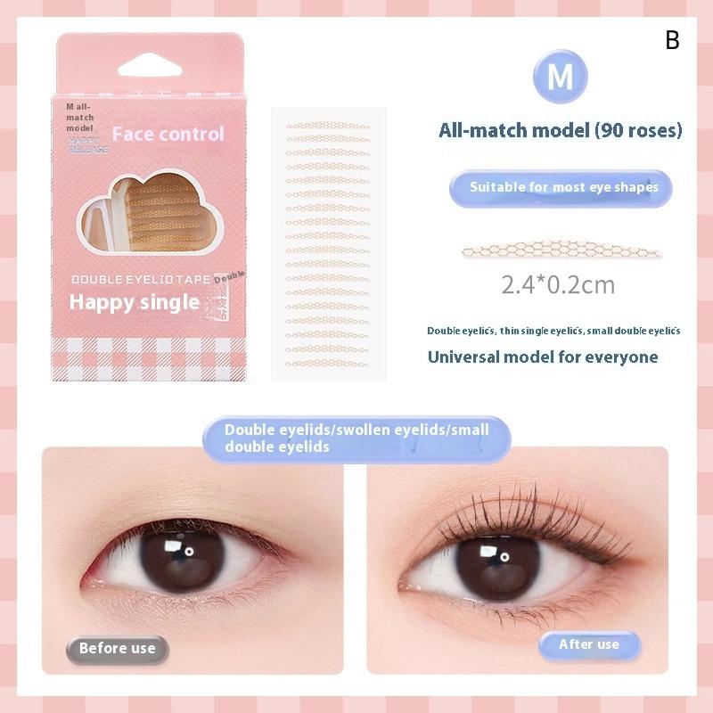 

90/240 PCS Double Eyelid Stickers Natural Invisible And Long-lasting Shaping Big Eye Beauty Tapes For Single Eyelid Person
