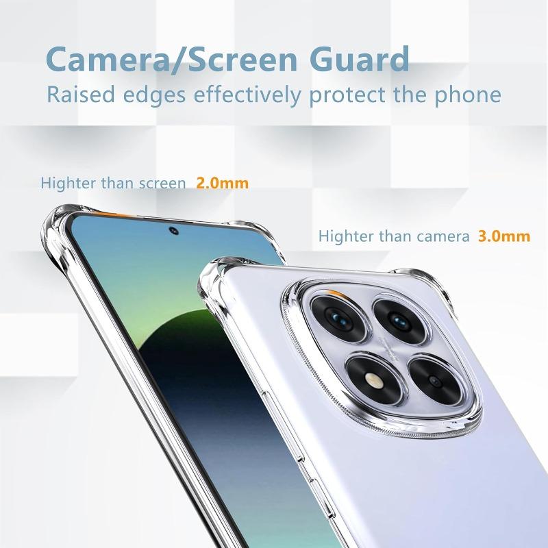 Case For Redmi Note 14 Pro 5G Pro+ Plus / Redmi Note 13 Pro+ Plus Protective Cover Four Corners Shockproof Bumper Coque Fundas