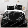 3D Print Colorful Horror Theme Spooky Bedding Set Boys Twin-Queen-King Size Duvet Cover Pillowcase Bed Kids Adult Soft Cozy