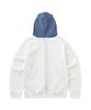 Sunlovetour Aero Waffle Zip Up Hoodie White