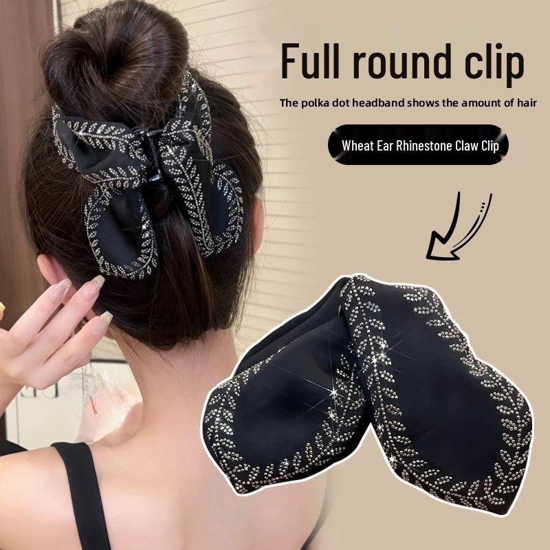 2024 Audrey Hepburn Elegant Luxury Hairpin: Versatile Shark Clip Headdress