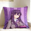 DDLC Anime Girl Y-Yuri Pillow Case  Soft Pillow Cover Fashion Cushion Cover For Sofa Car Home Decor
