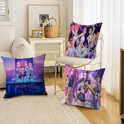 Anime Kpop D-demon Hunters Pillow Anime Pillow Sofa Bed Head Pillow Cover Cushion Cover 45x45 Cm Fashion