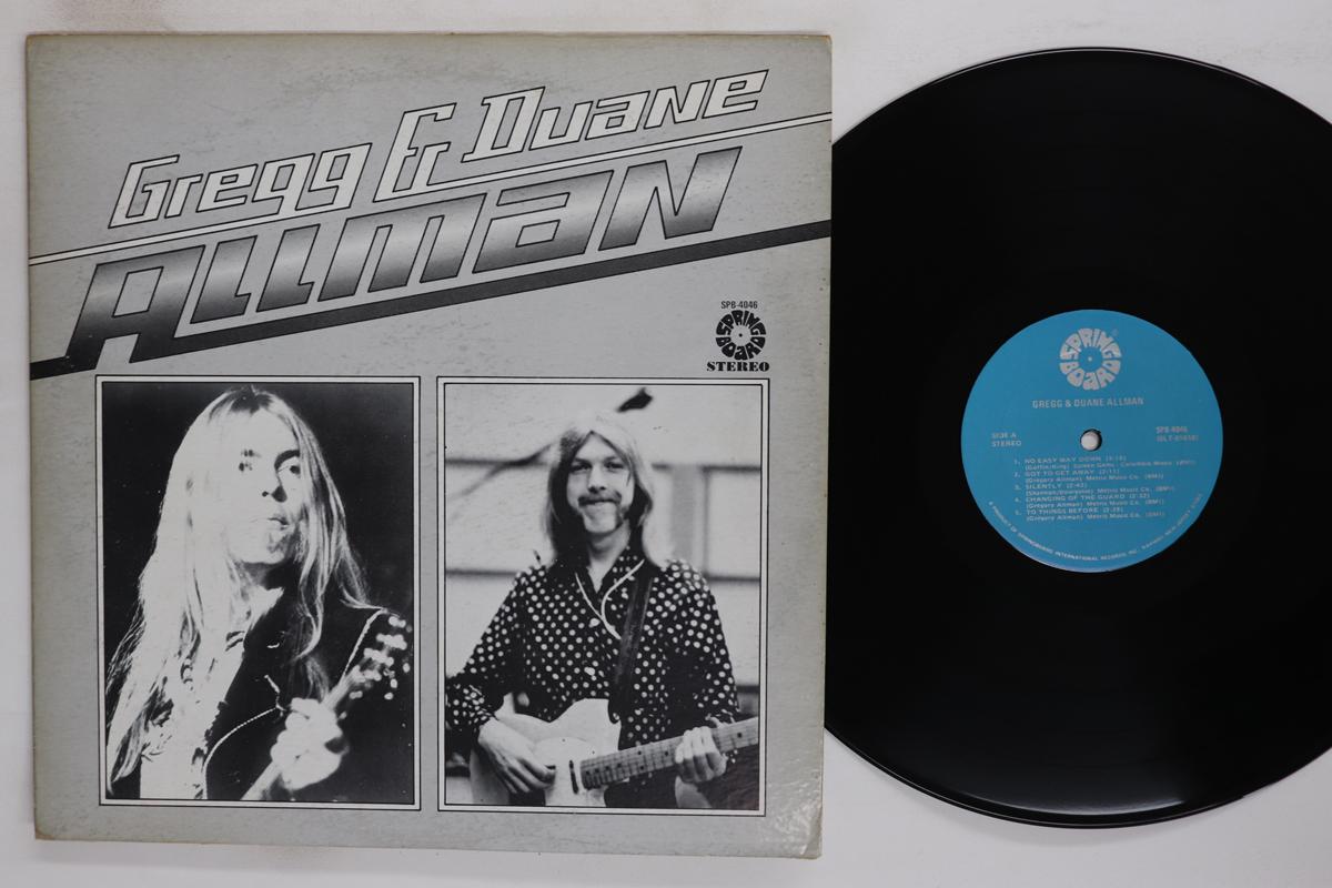 

LP Record GREGG DUANE ALLMAN Gregg Duane Allman SPB4046 SPRINGBOARD 1973 US Rock Used