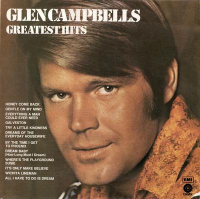 LP Record GLEN CAMPBELL - Glen Campbells Greatest Hits ST21885 Capitol Records 1971 UK Rock Used