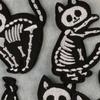 9 Pcs Pumpkin Embroidered Patches Skull Cats Repair Patches Iron On Patches Applique Patches Sewing Patches for Clothes