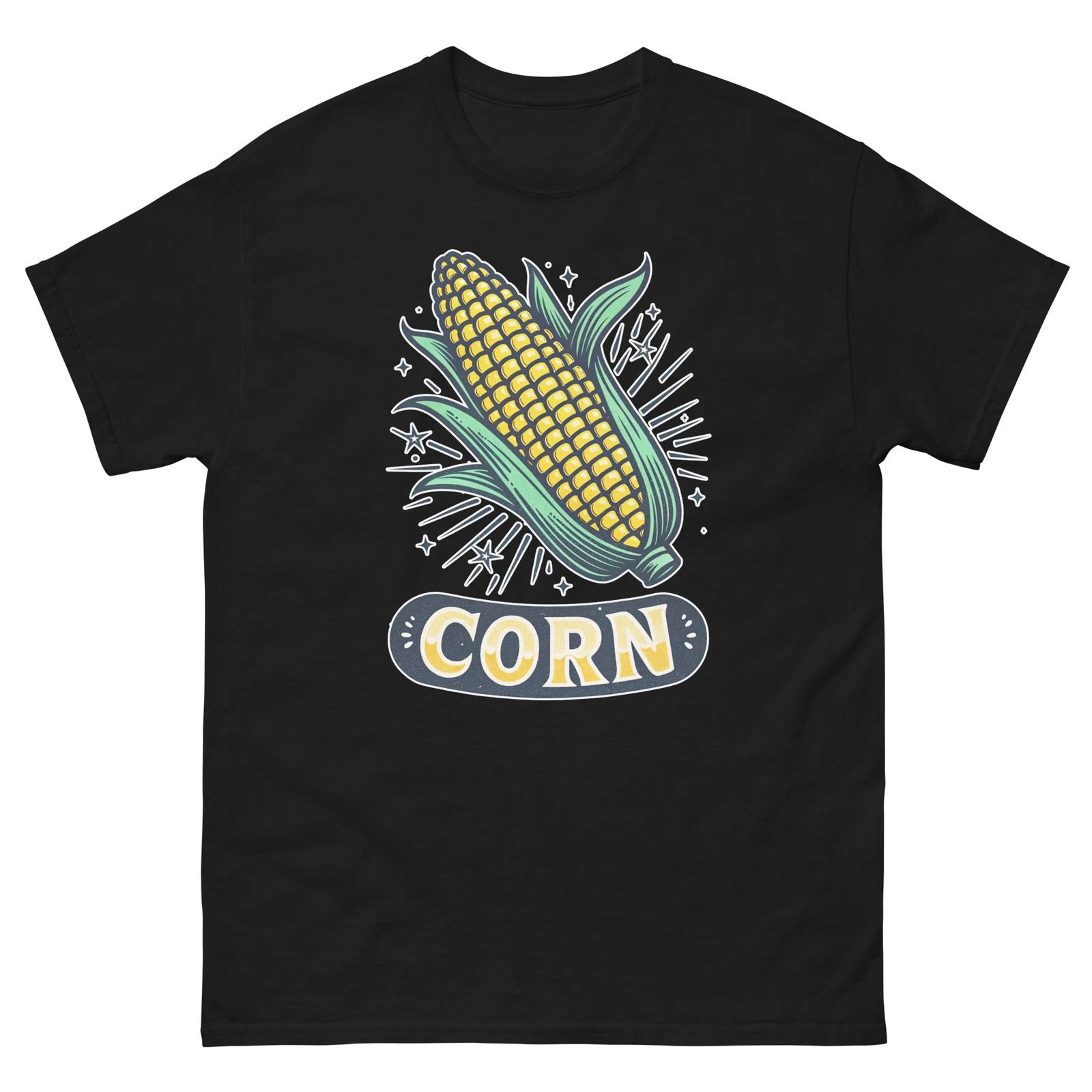 Corn Fruits Vegetables Fresh Food Groceries T-Shirt M