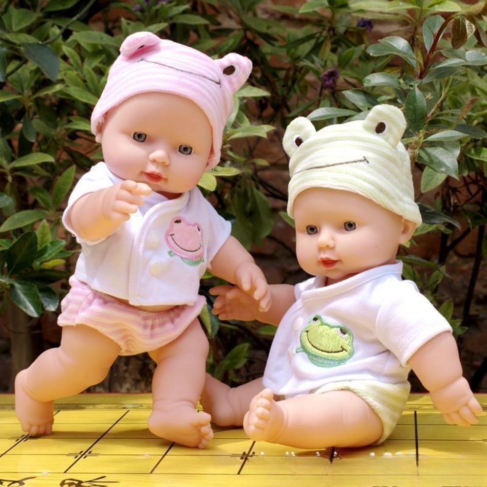 Children's Full Soft Rubber Simulation Doll Talking Baby Baby Doll Toy Doll Princess Little Princess