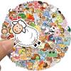100pcs Cute Cartoon Animals Mix Graffiti Stickers DIY Phone Guitar Laptop Notebook Suitcase Cup Waterproof Decals