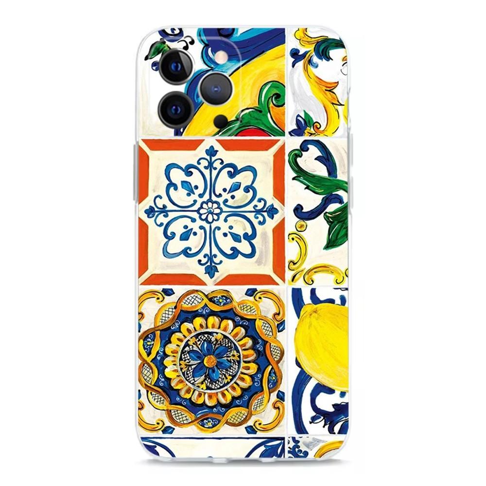 Fruit Mediterranean Lemon Phone Case For iPhone 15,14,13,12,11 Plus,Pro,Max,XR,XS,X,7,8 Plus,SE,Mini Transparent Shell