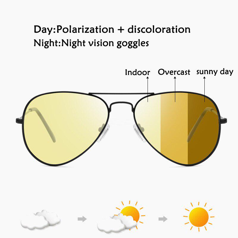 Buy RMM Polarized discolored Sunglasses day and night dualpurpose