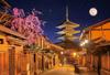 In Beverly 1000 Jigsaw Yasaka Tower In the Moonlight X 38 [Made Japan] Micro-Piece Puzzle (26 Cm) 1000M-012