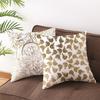 European Style Golden Geometric Print Car Pillow Cover Sofa Cushion Cover Home Furnishings