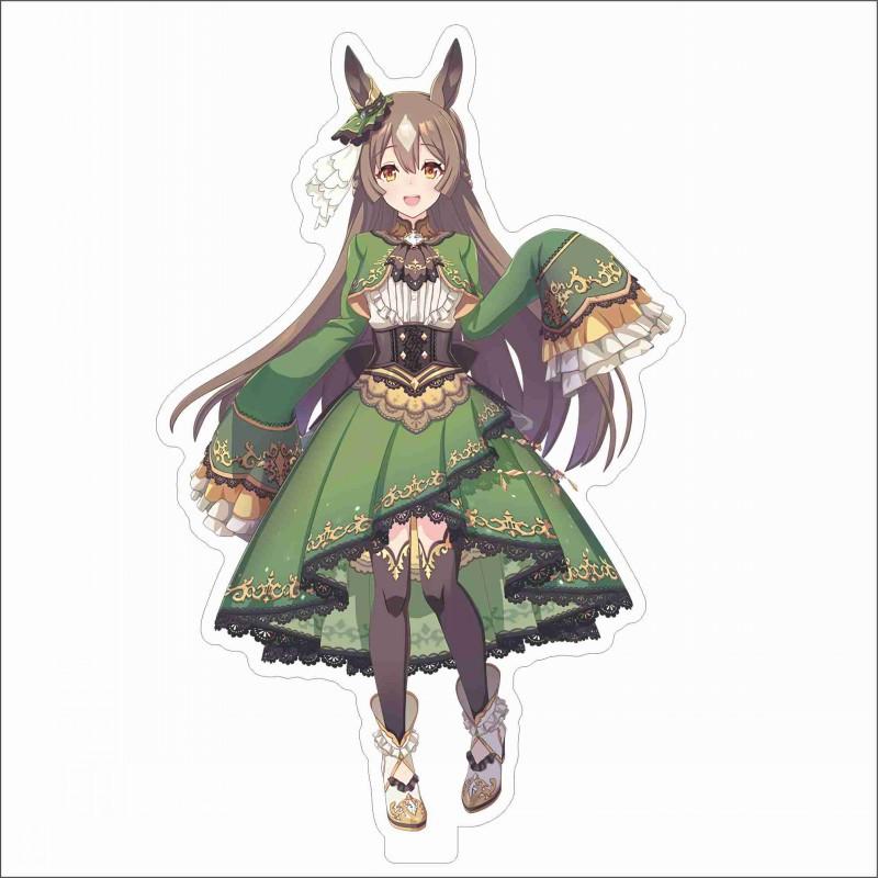 Japan Beautiful Derbil 15 Cm Cartoon Characters Acrylic Double-sided Stand Model Kawaii Cute Office Decoration Panel Permanent Recording Fans