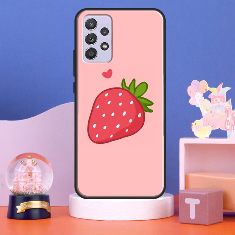 Strawberry Fields Case For Samsung Galaxy A56 A16 A26 A36 A55 A35 A15 A54 A34 A14 A52 A32 A12 A13 A33 A53 A17